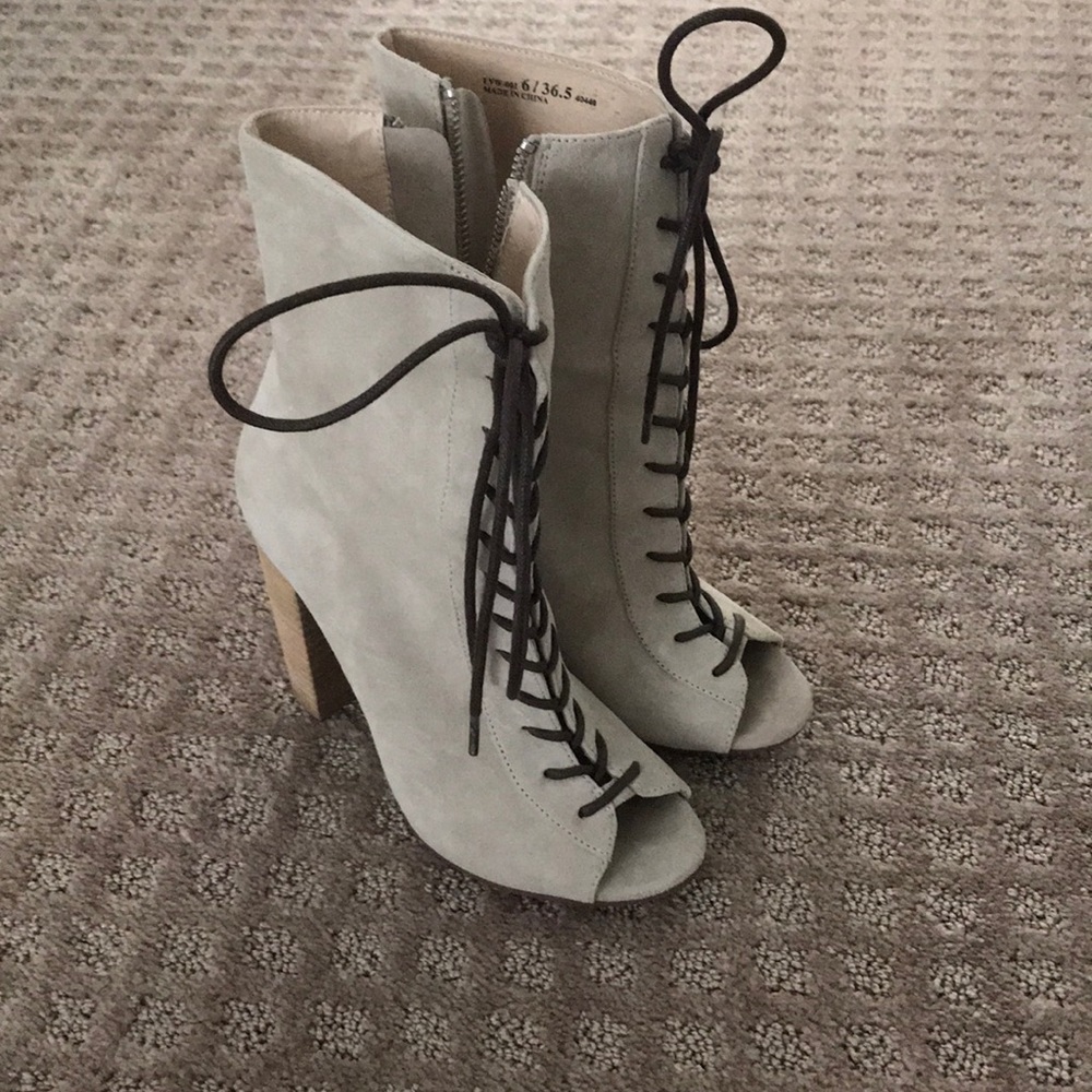 Peep Toe Booties!